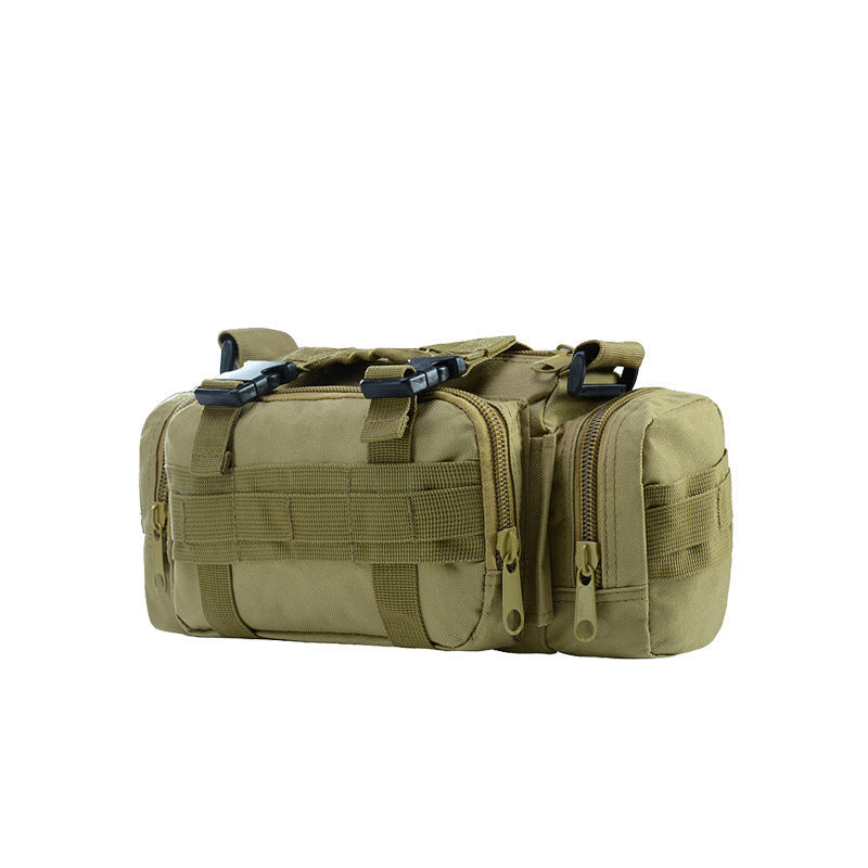 waterproof camo bug out waist bag summer green